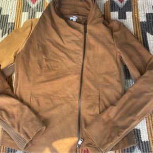 Vince Sueded Asymmetrical Jacket Size Large